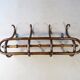 Wall coat rack by Kohn, bent wood 1910, no Thonet.
