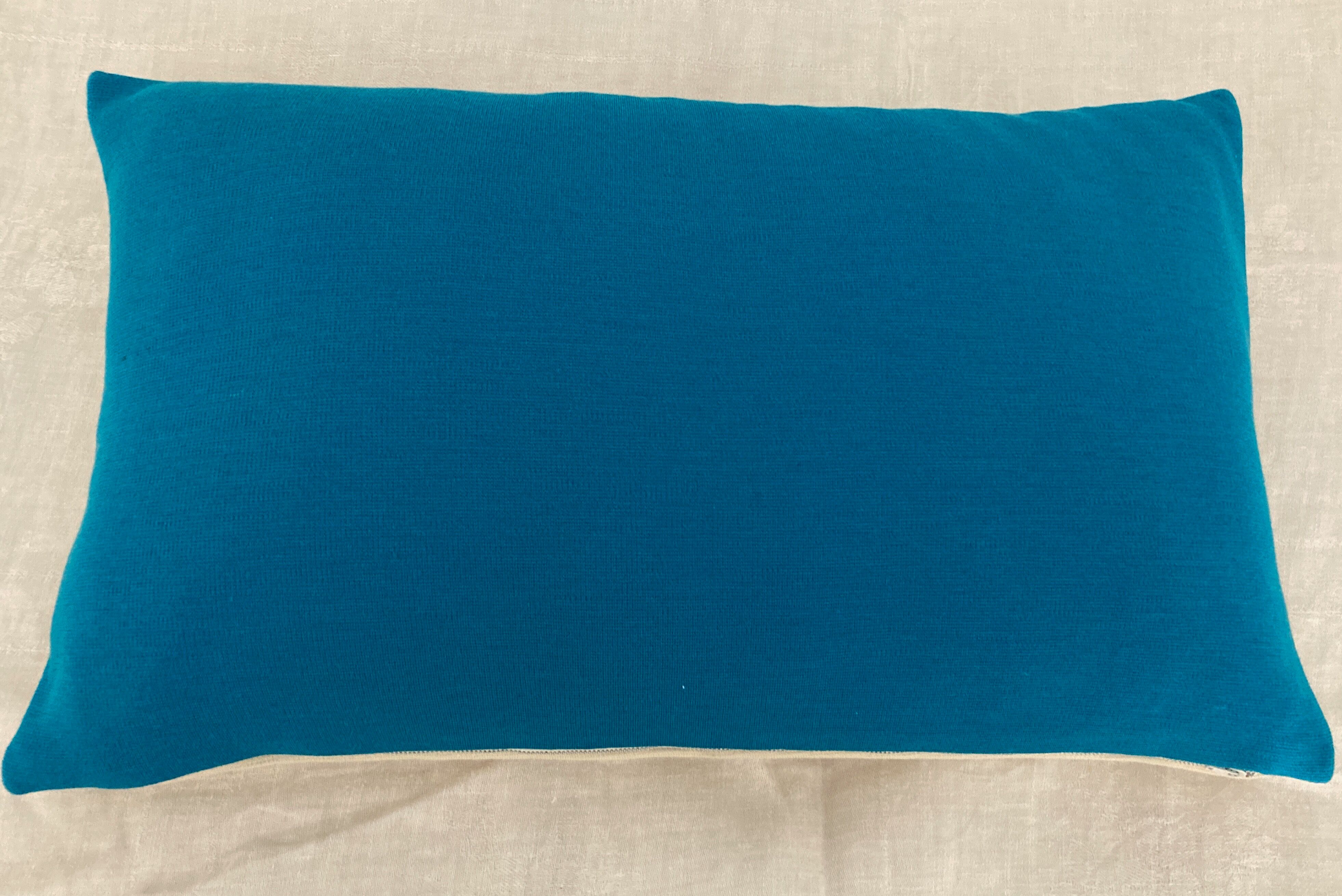 Set of 3 cushions in Racine wool jersey, space age 1960