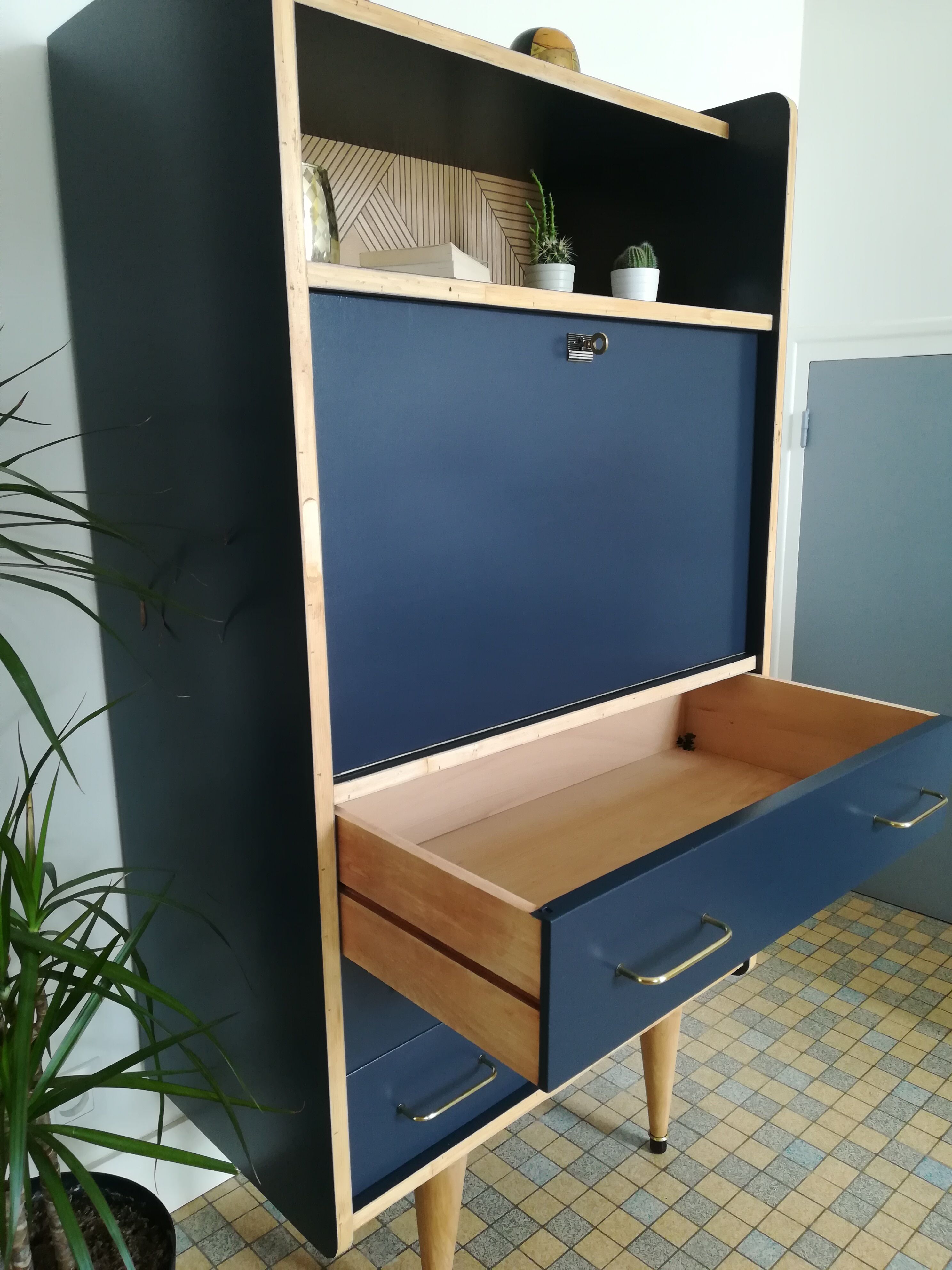 Vintage writing desk 50/60