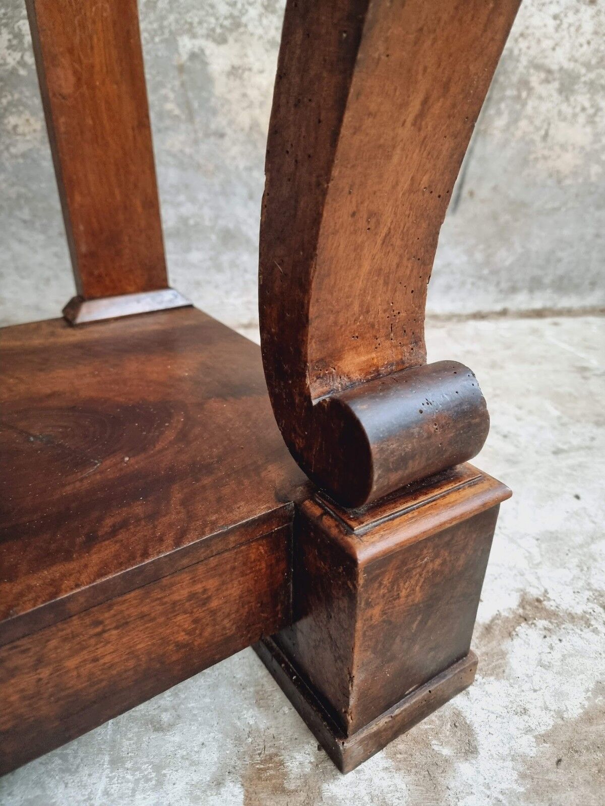 Antique side table trumeau or console table mahogany