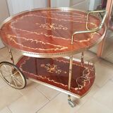 Old dessert in marquetry