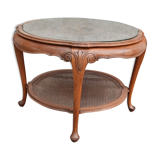 Old round coffee table chippendale style