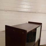 Library, vintage display case