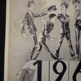 Project pub Air France signs Guy Delaplanche best wishes for 1968