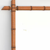 Bamboo mirror 95 x 70 cm