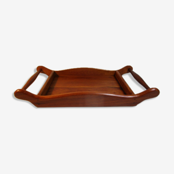 Wooden service tray