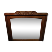 Art Deco mirror in wood 78x94cm