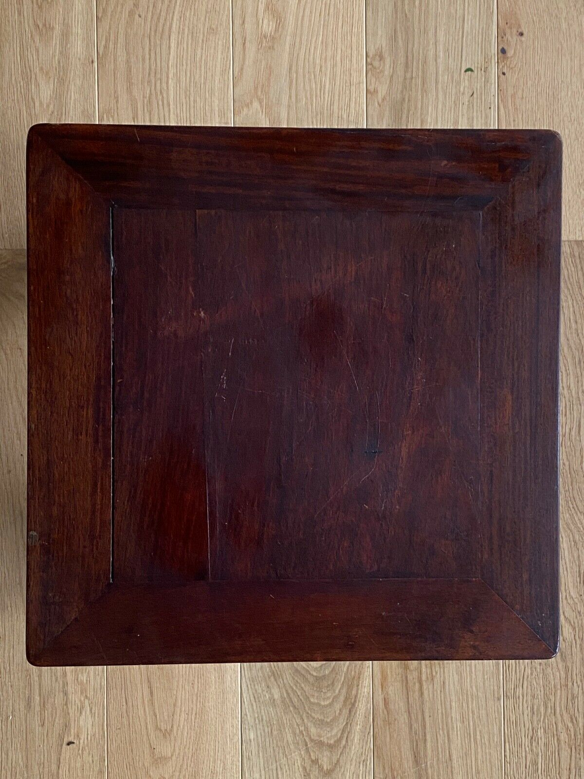 Tabouret table chine 1960 bois de fer belle patine