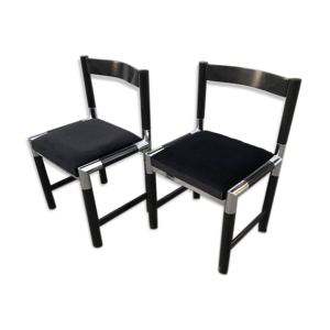 Paire de chaises design 70’ roche & bobois