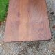 Oak farmhouse coffee table 1 drawer nineteenth century feet bobbins