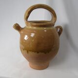 Small terracotta jug, chevrette gargoulette