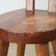 Chaise en acajou par Christian Durupt - Méribel - 1960