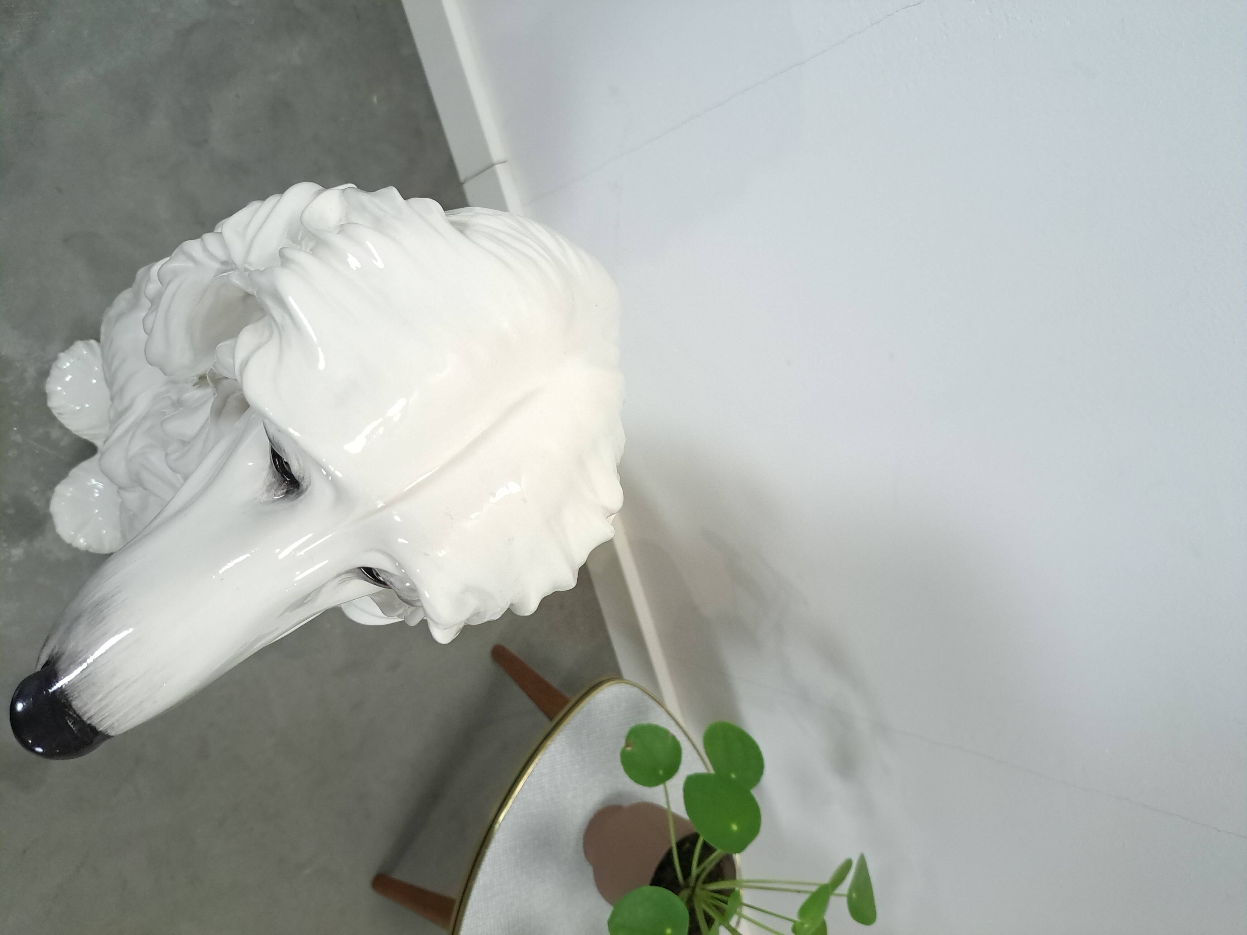 Groot Italiaans keramieken beeld hond