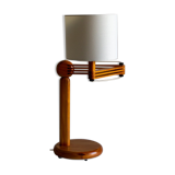 Lampe articulée en pin massif années 70/80