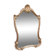 Louis XV-style golden mirror