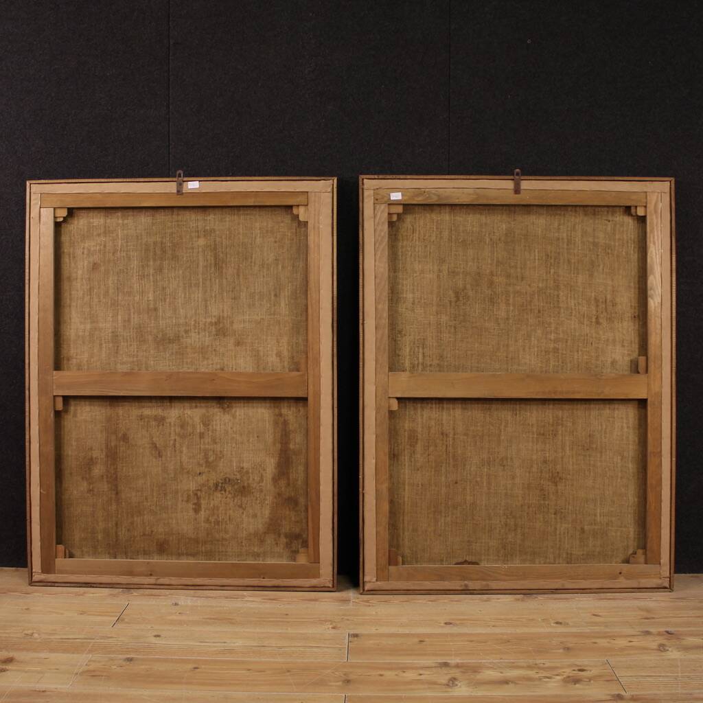 Pair of 17th century Italian paintings, Sibyls