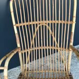 Rattan rocking-chair