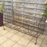 Lit fer forgé + matelas neuf sur mesure