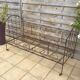 Wrought iron bed - new bespoke mattress.