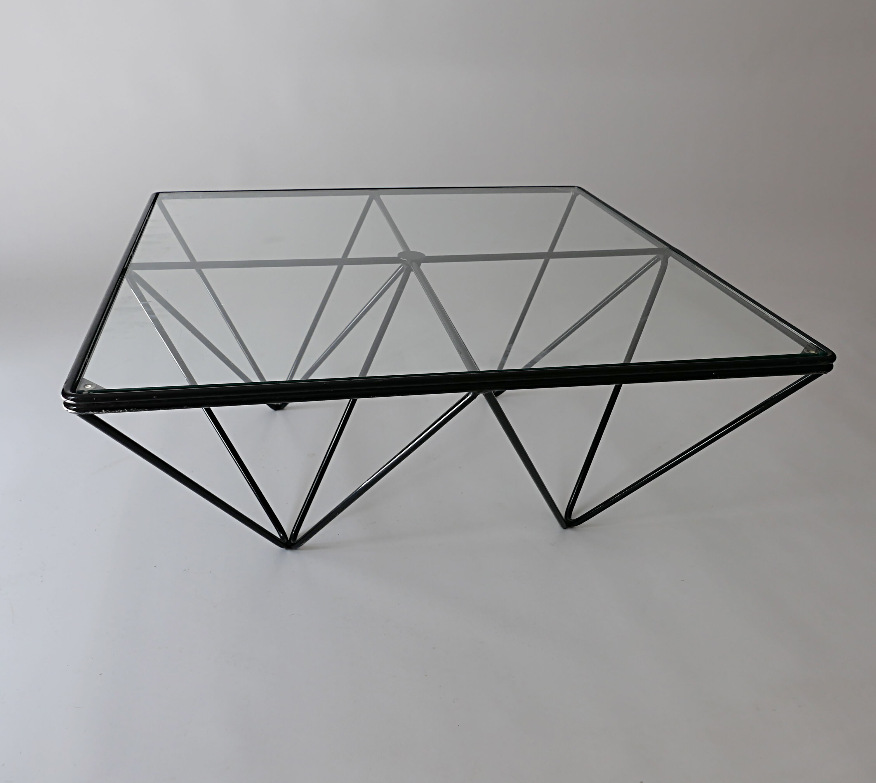 table basse carré années vintage 1970 1980 design Paolo Piva Italia