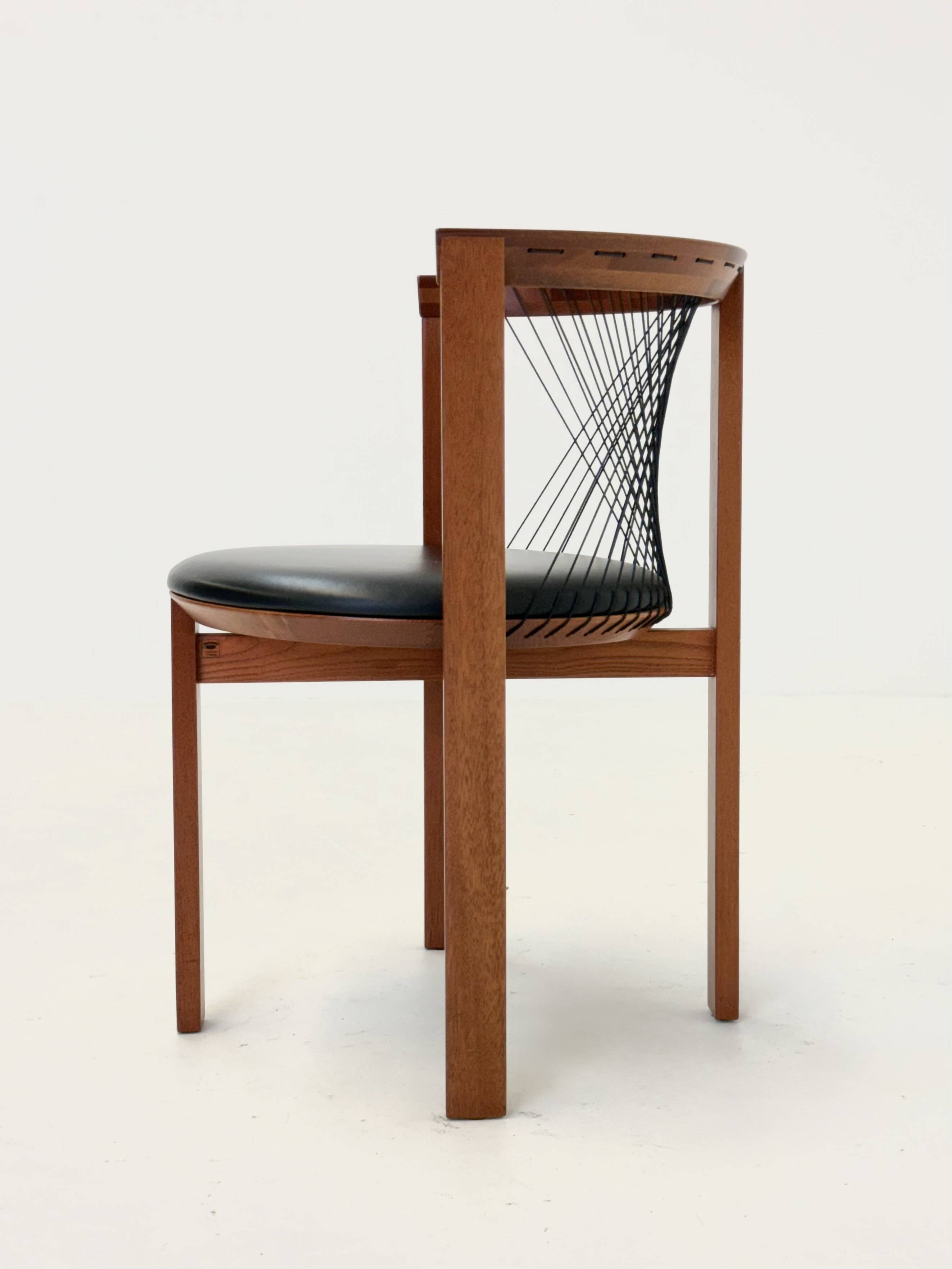 Set of Tranekær String chairs by Niels Jørgen Haugesen