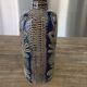 Cobalt blue vintage salt-glazed stoneware soliflore vase West Germany