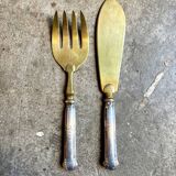 Couverts de service en argent et vermeil