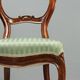 Antique Louis-Philippe walnut chairs, Italy, 19th century