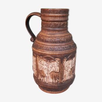 Vintage earthenware Jasba ear vase