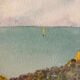 Vintage seaside watercolor