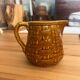 vintage Digoin Sarreguemined braided bistro pitcher