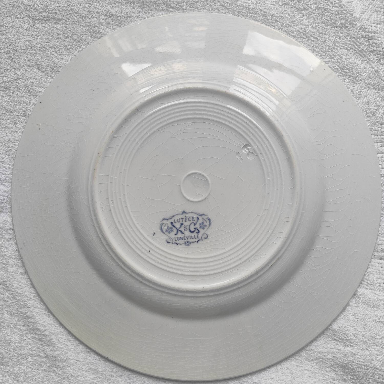 Assiette K&G Lunéville
