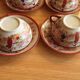 8 cups and under cups asian porcelain geisha