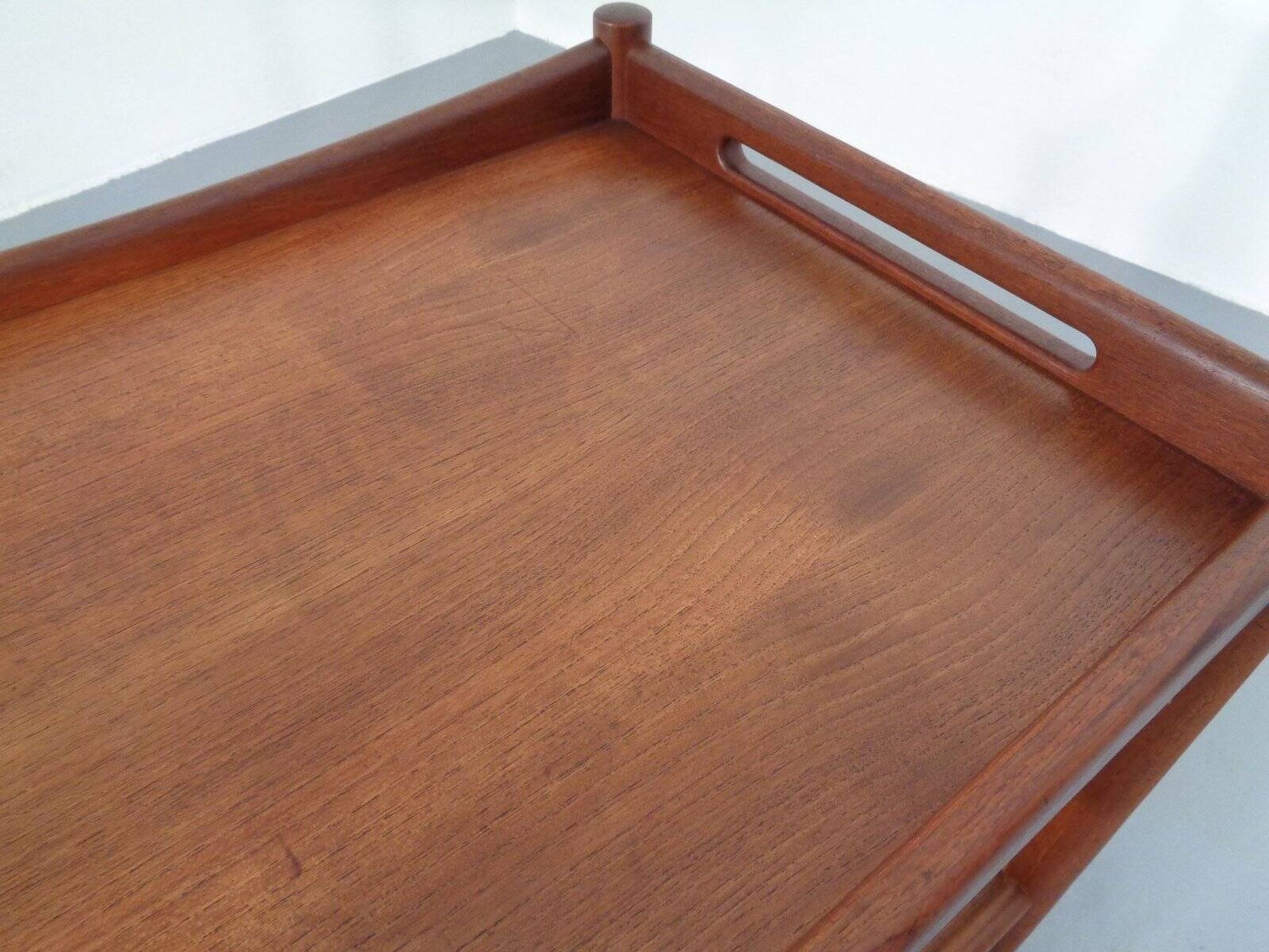 Teak Tea Cart by Hans J. Wegner for Andreas Tuck, Denmark, 1950s