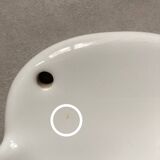 Wall-mounted earthenware soap holder