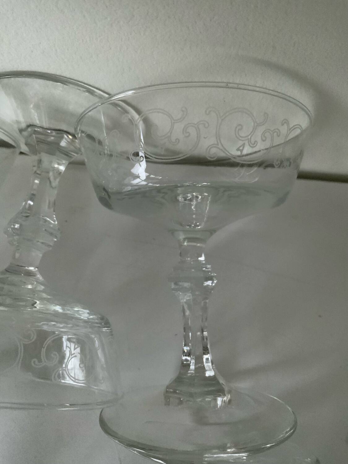 Champagne glasses