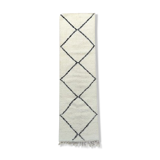 Tapis de couloir berbère beni ouarain 85x290 cm