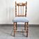 Vintage carved wooden chair