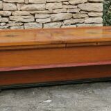 Inlaid bar coffee table in numbered exotic wood