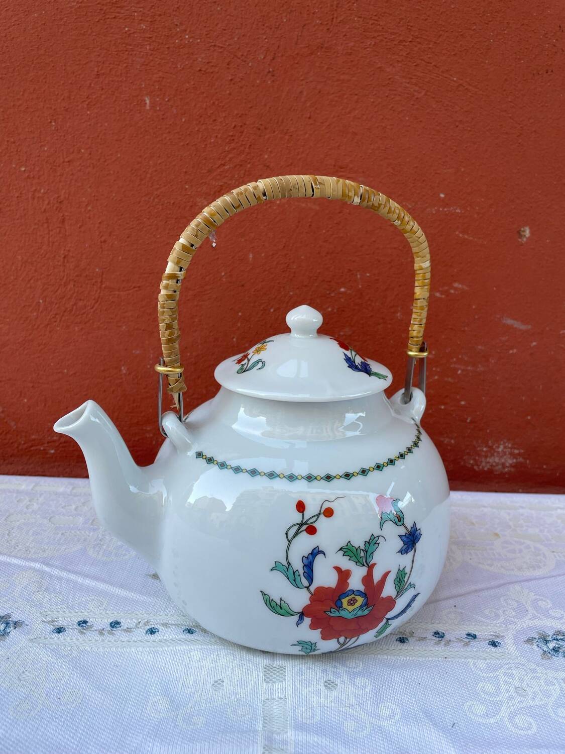 Porcelain teapot