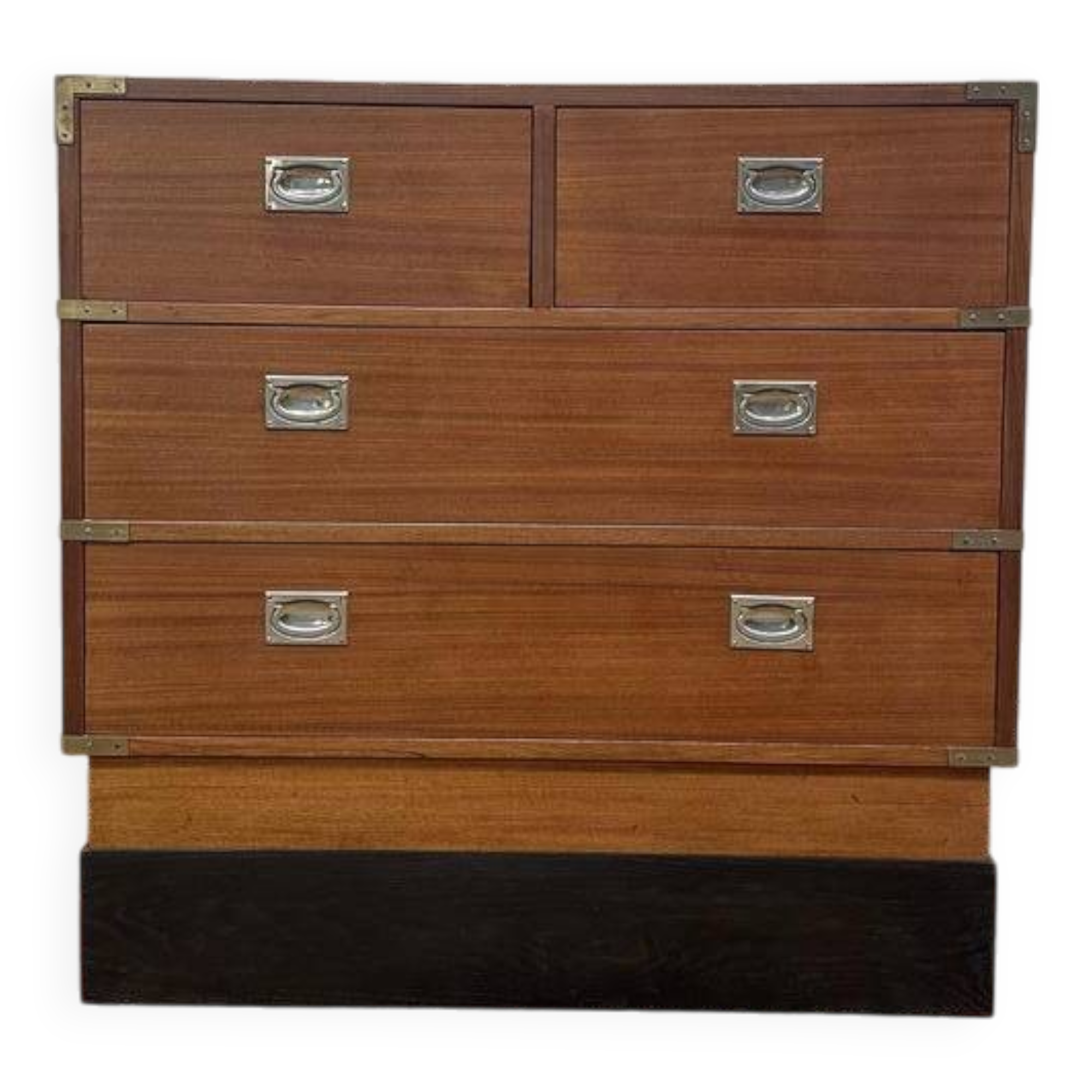 Commode en acajou de style marine