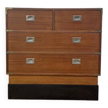 Commode en acajou de style marine