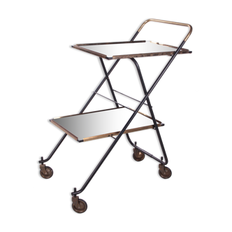 Vintage french serving trolley or drink cart, 1960