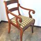 Antique mahogany armchair in the Edwardian / Sheraton Revival style, 19th/2