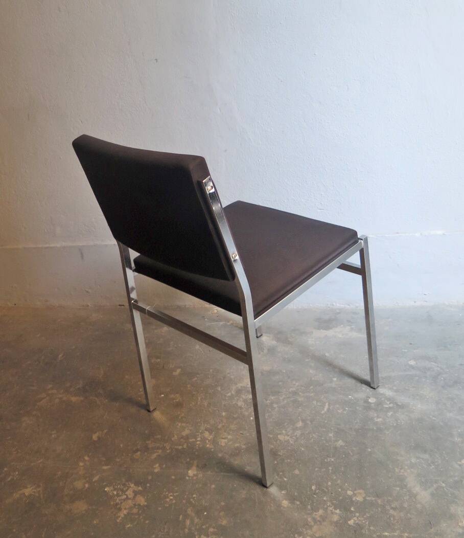 Chrome metal chair, 1960s