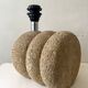 Sculptural lamp base in limestone by Albert Tormos or Fratelli.