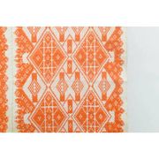 1970s Vintage Turkish Handmade Wool Cotton Orange Kilim Rug 112x180