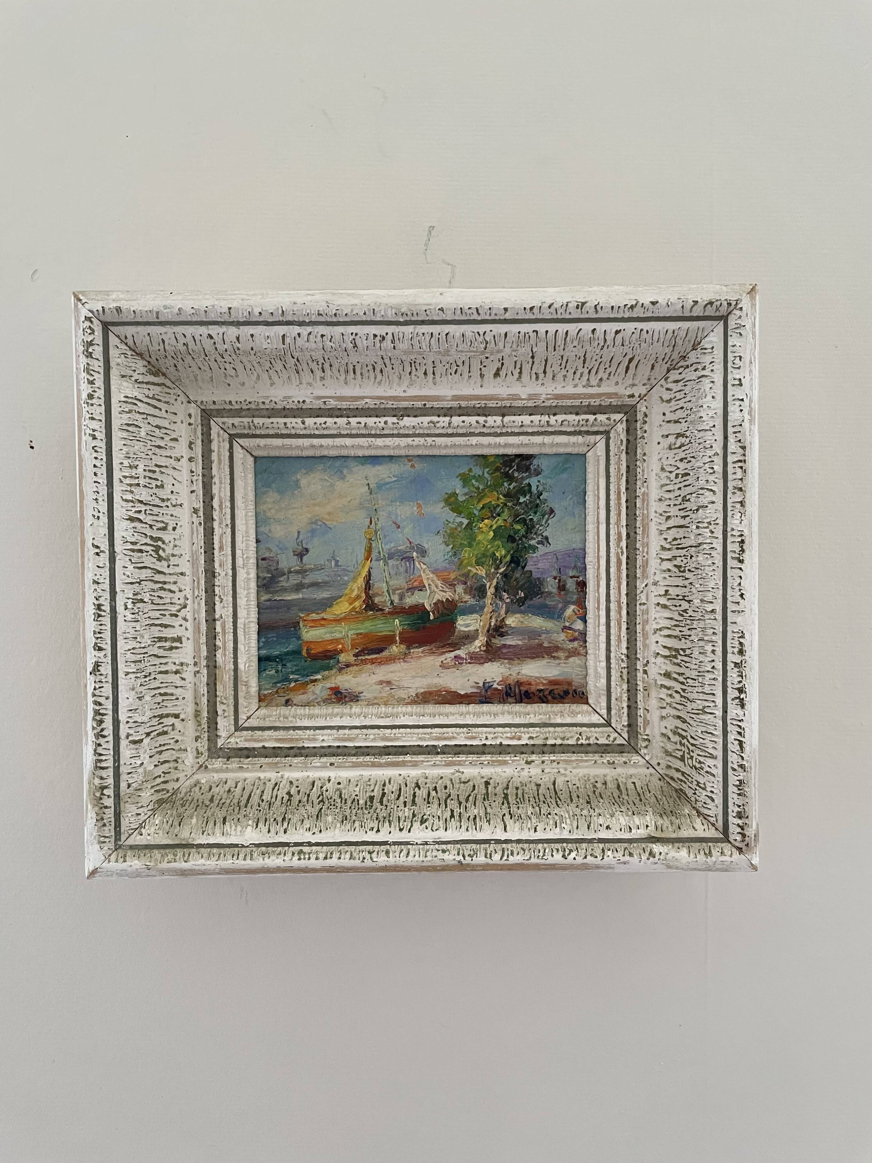 Brittany marine painting 1957