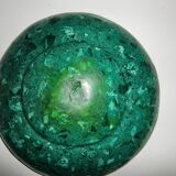 Small salad bowl in genuine Malachite