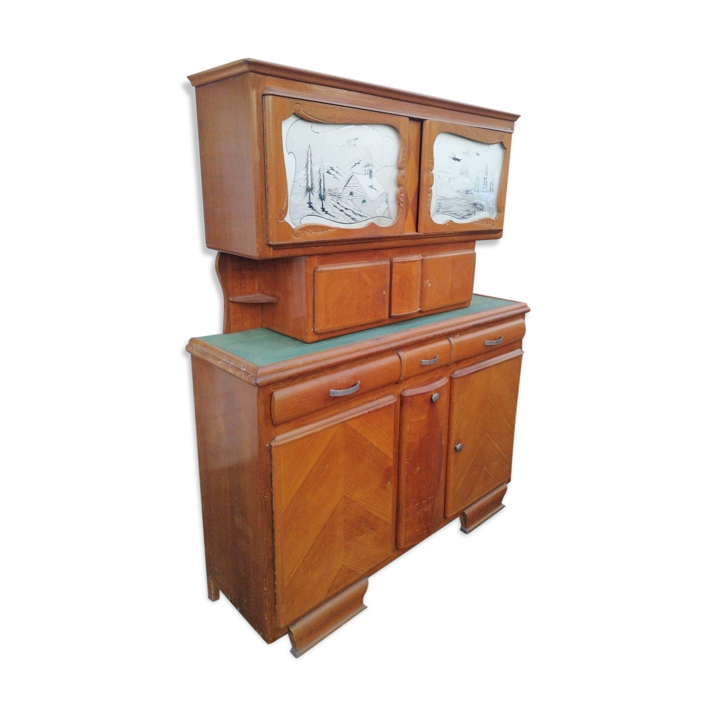Bahut furniture Buffet mado vintage 1950